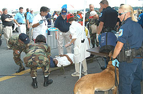 Photo courtesy of FEMA. This picture shows actual disaster site work conditions and may not illustrate proper safety and health procedures.