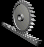 Point of Contact Between a Rack and Pinion