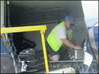 Figure 8. Kneeling in cargo bin.