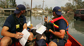Photo courtesy of FEMA. This picture shows actual disaster site work conditions and may not illustrate proper safety and health procedures.