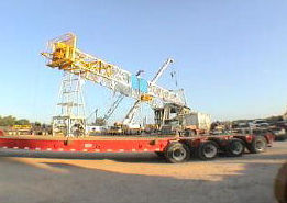 Figure 6. Rigging up the mast