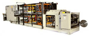 Figure 1. A typical roll-fed thermoforming machine.