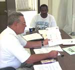 Figure 3: Worker receiving safety and health overview