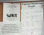 Figure 2: Worker exposure monitoring results posted