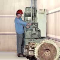 Figure 3: Illustration of worker salvaging equipment.