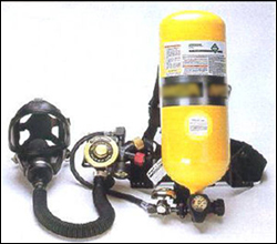 Self-contained breathing apparatus (SCBA).