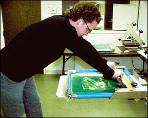 Figure 18. Awkward bending position and whole body motion for manual printing.