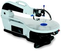 Scroll saw with safety guard