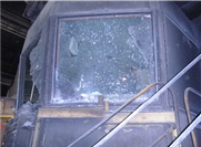 Figure 1: Pulpit Windows Damaged by Explosion