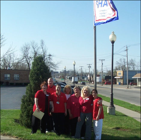 Elderwood at Wedgewood SHARP Award Safety Supporters Team