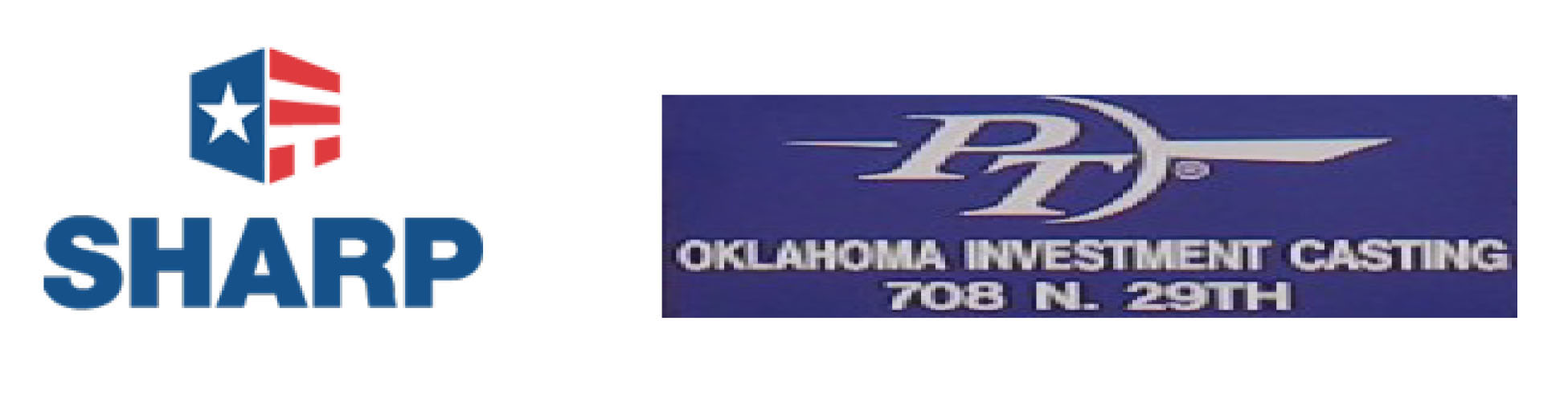 SHARP and PT Oklahoma Investment Casting logo