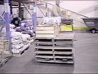 Figure 4: Stacked pallets elevate the load.