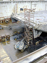 Figure 11: Staging with built in stairs