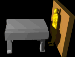 Worker Caught Between a Reciprocating Table Piece and a Stationary Part