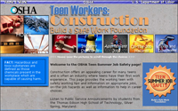 Teen Workers: Construction - Build a Safe Work Foundation! Teen Workers: Construction - Build a Safe Work Foundation!