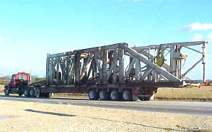 Transporting a derrick (Source:  OSHA – from current eTool)