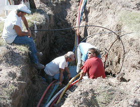 Photo courtesy of OSHA. This picture shows actual disaster site work conditions and may not illustrate proper safety and health procedures.
