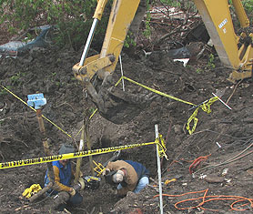 Photo courtesy of OSHA. This picture shows actual disaster site work conditions and may not illustrate proper safety and health procedures.