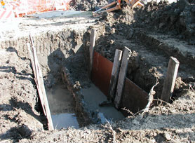 Photo courtesy of OSHA. This picture shows actual disaster site work conditions and may not illustrate proper safety and health procedures.