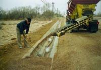 Figure 15. Covering the transmission line