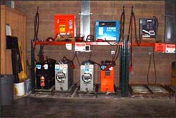 Figure 6. Battery charging area.