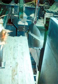 Unguarded chute floor opening in sawmill #2