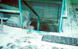 Tripping hazard at top of stairs