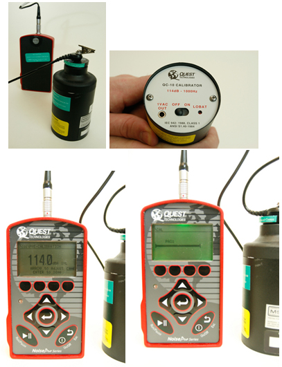 Various noise dosimeters.