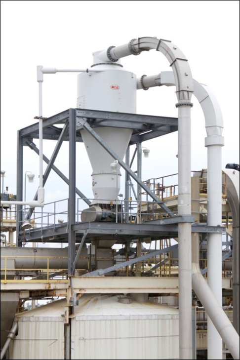 Figure III.4. Air Material Separator (Cyclone)