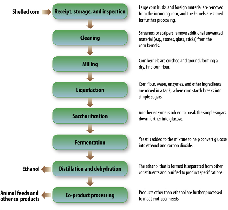 Figure II.7.1 General Overview of the Corn Dry-Milling Process