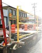 Trench Box Guardrail Anchor