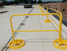 Figure 3. Temporary guardrails.