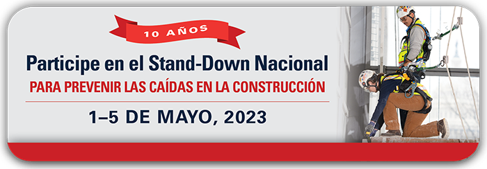 10º evento de la campaña nacional de prevención de caídas en la construcción del 1 al 5 de mayo