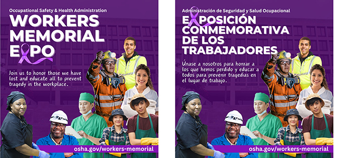 Workers Memorial Expo/Exposición conmemorativa de los trabajadores
