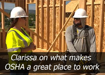 Clarissa on what makes OSHA a great place to work