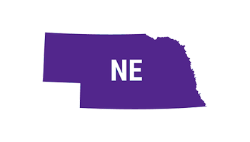 Nebraska state silhouette: Potentially Deadly Dust