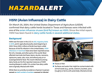 Useful Resources: Hazard Alert