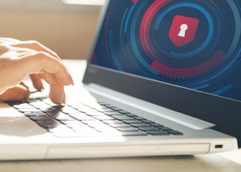 User accessing the ITA on laptop