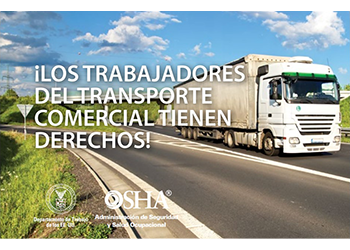 Protección de los derechos de los trabajadores del transporte comercial
