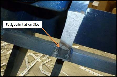 Figure 1 – Discharge-Door Locking Bar Failure Site